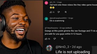 RDC Goes Through Comments On The Gaming channel 😂 [upl. by Kraul]