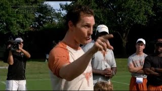 Matthew McConaughey Inspires University of Texas Football Team [upl. by Ide]