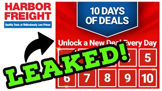 Harbor Freights 10 Days of Deals LEAKED [upl. by Aileno]