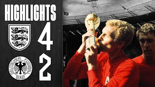 England 42 West Germany  1966 FIFA World Cup Final  Highlights [upl. by Llenra]