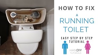 How to Fix a Running Toilet Easy Step by Step Tutorial [upl. by O'Donovan667]