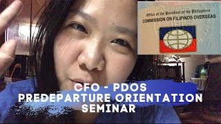 CFO  PDOS  Predeparture Orientation Seminar for Immigrants [upl. by Yrkcaz]