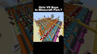 Girls VS Boys in Minecraft Part7 indiangamer hindigameplay minecraftfunny funny [upl. by Anomar]