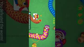 🔥 Worms zone io magic snake short ytshorts shortsfeed shorts wormszone cacing gaming [upl. by Yeltrab]