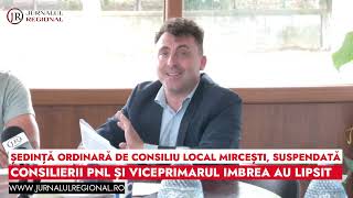 O nouă ședință de Consiliu Local suspendată la Mircești Aleșii PNL și viceprimarul Imbrea au lipsit [upl. by Ahsemit]