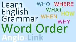 Word Order Sentence Structure  English Grammar Lesson Part 1  B1Intermediate [upl. by Vod]