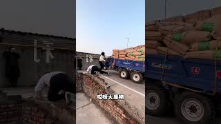 double EXEL electric tricycle drop leverage overloaded farmers good helper tricycle part199 [upl. by Aay]