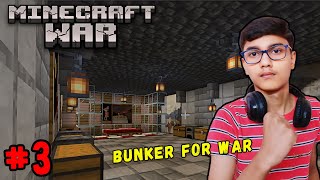 I Have Made Secure Bunker For War In Minecraft [upl. by Yseulta756]