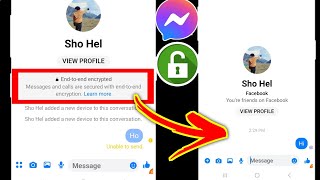 How To Remove End to End Encryption in Messenger 2024 [upl. by Eitsym]