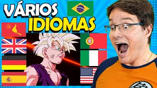 O GRITO DO GOHAN EM 17 IDIOMAS Qual é o Melhor [upl. by Hines]