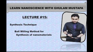 Ball Milling Method for synthesis of nanoparticleLecture15 physicsbyghulammustafa nanomaterials [upl. by Arhsub]