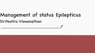 Pediatric Status epilepticus Management [upl. by Ahsoek]