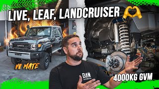 ALL NEW V8 2024 Toyota LandCruiser 79 Series Gets A 4000kg LEAF GVM UPGRADE [upl. by Elleinnad]