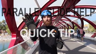 QUICK TIP  PARALLEL SLIDE ON INLINE SKATES [upl. by Acinehs323]