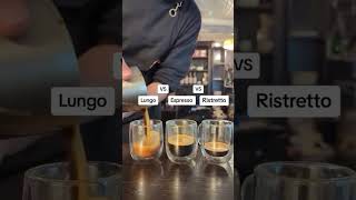 Espresso VS Lungo VS Ristretto [upl. by Rebekkah]