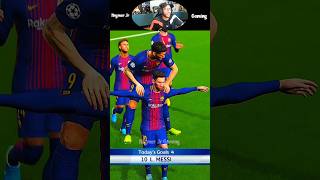 Neymar Jr Playing Pes2018🤯 Crazy Goals Leo Messi 😱💀 [upl. by Aiciram]