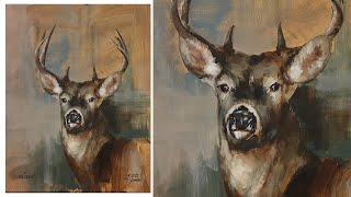 Animal Portrait Techniques  Whitetail Deer Buck [upl. by Whitehurst]