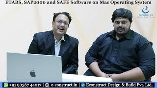 ETABS SAFE and SAP2000 Software on MAC Operating System Demonstration by a Trainee  Econstruct [upl. by Nafets]