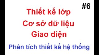 Thiết kế lớp CSDL giao diện [upl. by Elolcin]