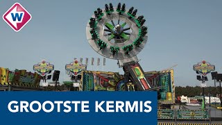 Den Haag heeft grootste kermis in coronatijd Er staat een paar kilometer hekwerk  OMROEP WEST [upl. by Etnuahs547]