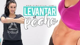 Rutina de ejercicios localizados para levantar pecho  GymVirtual [upl. by Hamrah]