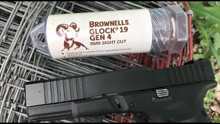 Brownells G19 RMR Slide Build  Part 1brownellsinc trijicon xssights [upl. by Lindell]