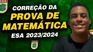 Prova ESA 20232024  Correção  Matemática com o Método MPP [upl. by Potts235]