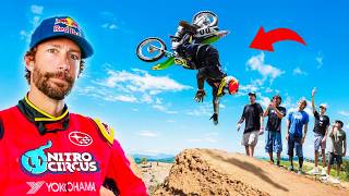 Beginners Try Backflipping Motorcycles With Travis Pastrana [upl. by Orwin]