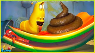 LARVA TUBA FOOD AND FRIENDS 😂😂 CARTOON MOVIES NEW VERSION  FUNNY CLIP 20224 [upl. by Herald]