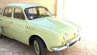 Presentation apres restauration renault dauphine r1090 4cv reglé par Vintage mecanic [upl. by Ahseile]