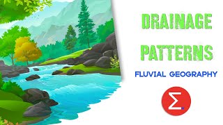 Drainage Patterns  Fluvial Geomorphology  IEB Geography  Excel Academy [upl. by Alegnave]