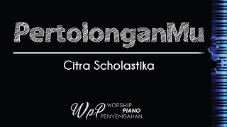 PertolonganMu  Worship Piano Karaoke  Iringan Tanpa Melodi Vocal [upl. by Landahl]