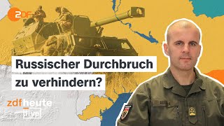 Russische Truppen auf Vormarsch Was die Ukraine jetzt braucht  Oberst Reisner bei ZDFheute live [upl. by Bernelle]