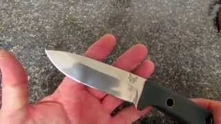 From the Sharpening Bench Benchmade 162 Bushcrafter  NonTraditional Excellence [upl. by Elysia]