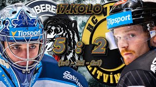 Tipsport Extraliga 17kolo Tygři LiberecVerva Litvínov 52 [upl. by Batruk]