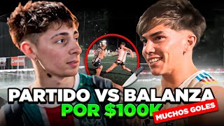 Partido VS Team BALANZA me desafía por 100K MUCHOS GOLES [upl. by Aidualc996]