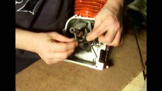 6  Briggs and Stratton 5HP 130202  Crankshaft and Camshaft installation [upl. by Boles]