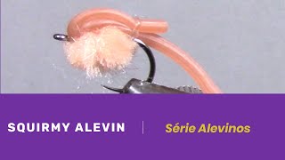 Squirmy Alevin Fly Tying  Alevino com corpo de MINHOCA [upl. by Imefulo]