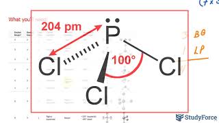 ⚗️ Predicting Molecular Geometries PCl₃ and ClNO [upl. by Keese]