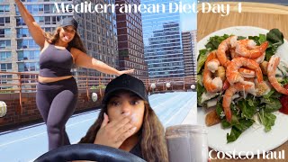 Mediterranean Diet Day 4 Exercise Routine and Costco Shopping [upl. by Nohsed]