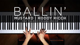 Mustard ft Roddy Ricch  Ballin  The Theorist Piano Cover Axel in Harlem Meme [upl. by Annaiek]