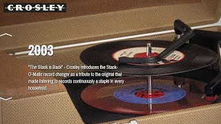 The last record changer ever made  Crosley StackOMatic [upl. by Ecydnarb344]