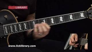 Cemetery Gates  Guitar Solo  Slow amp Close Up  wwwlicklibrarycom [upl. by Braswell]