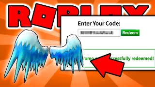 NEW FREE ITEMS ON ROBLOX FOR NEW FREE ICE WINGS NEW PROMO CODES ROBLOX FREE ITEMS [upl. by Ahsinaw]