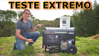 PRIMEIRA PARTIDA GERADOR A DIESEL  ORIENTAÇÃO E TESTE EXTREMO VIDEO 1 [upl. by Sergias]