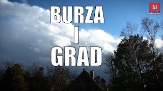 Wrocław grad burza w mieście Gwałtowne opady i załamanie pogoda [upl. by Gem]