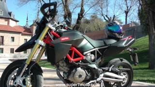 Prueba Aprilia Dorsoduro 750 factory Super7 [upl. by Janos]