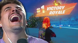 Ludwig Gets a Victory Royale in OG Fortnite [upl. by Jarvey815]