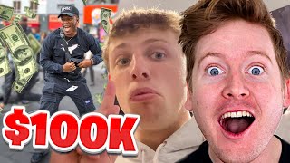 SIDEMEN SPEND 100000 IN 1 HOUR CHALLENGE REACTION [upl. by Ruffo]