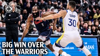 Clippers Take Down Warriors Highlights 🔥 LA Clippers [upl. by Sehguh]